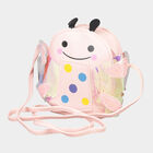 Women's Pink Polyurethane Sling Bag, , small image number null