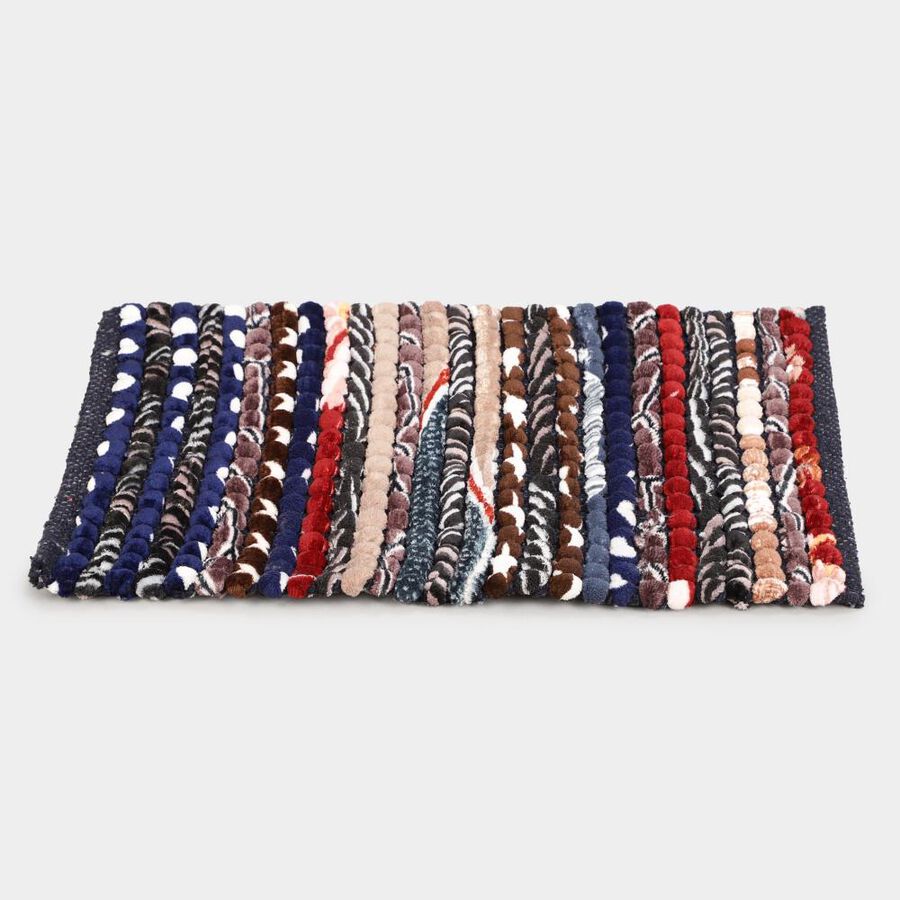 Anti-Skid Multicolor Polyester Door Mat, , large