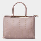 Women's Peach Polyurethane Tote Bag, , small image number null