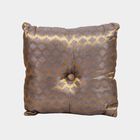 Gold Geometric Printed Cushion, , small
