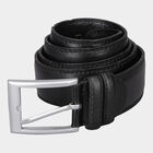 Men's Black Polyurethane Casual Belt, , small image number null