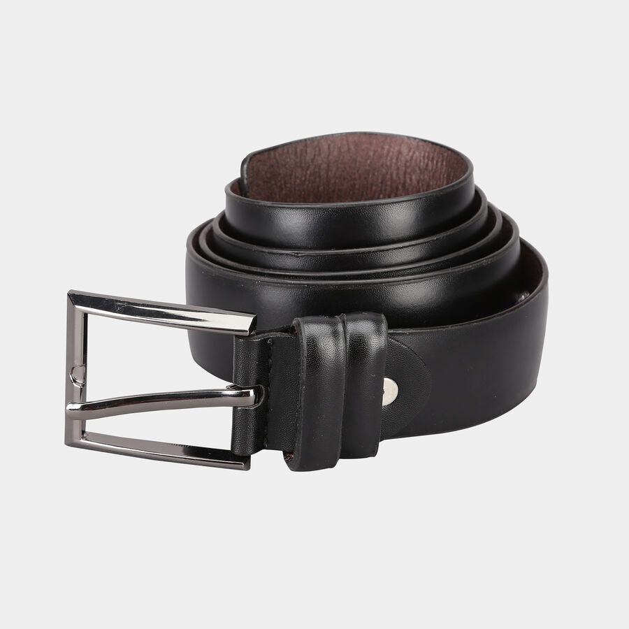 Men Formal Black Belt (36 in.), , large image number null