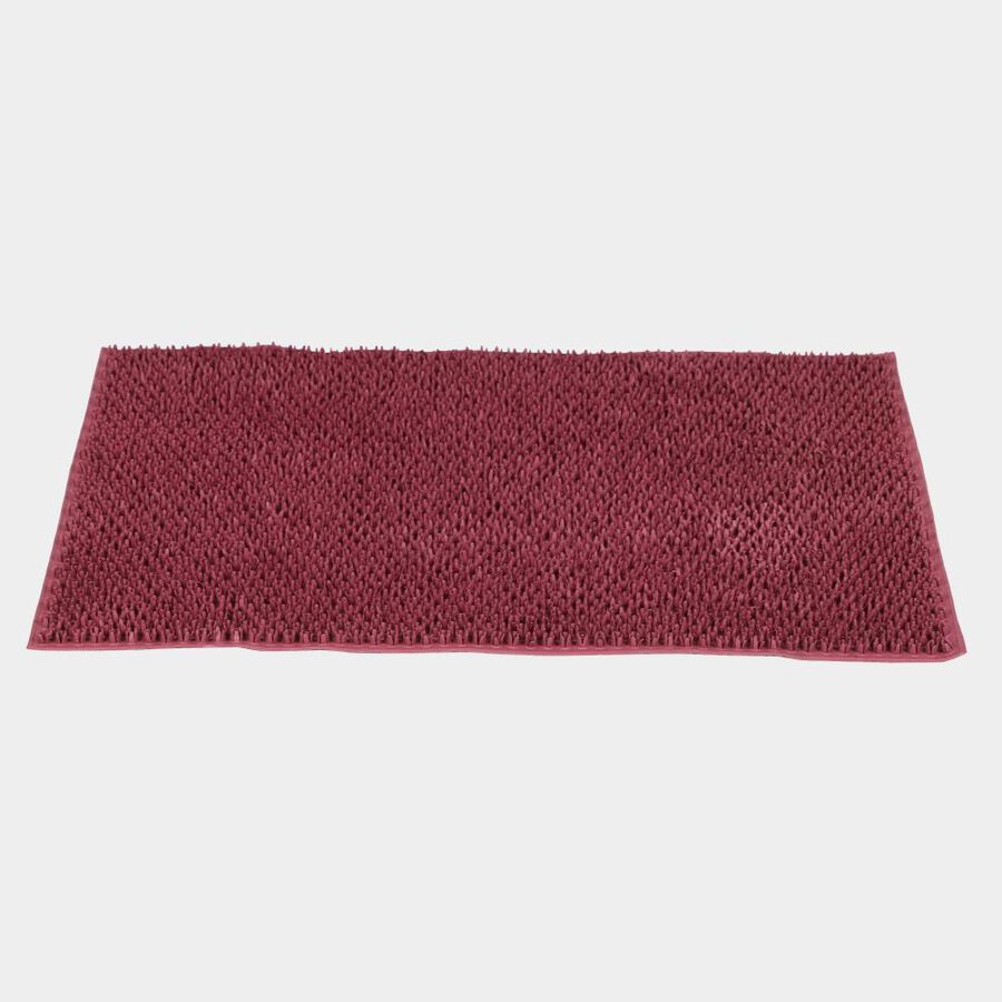 Anti-Skid Maroon Rubber Door Mat, , large image number null