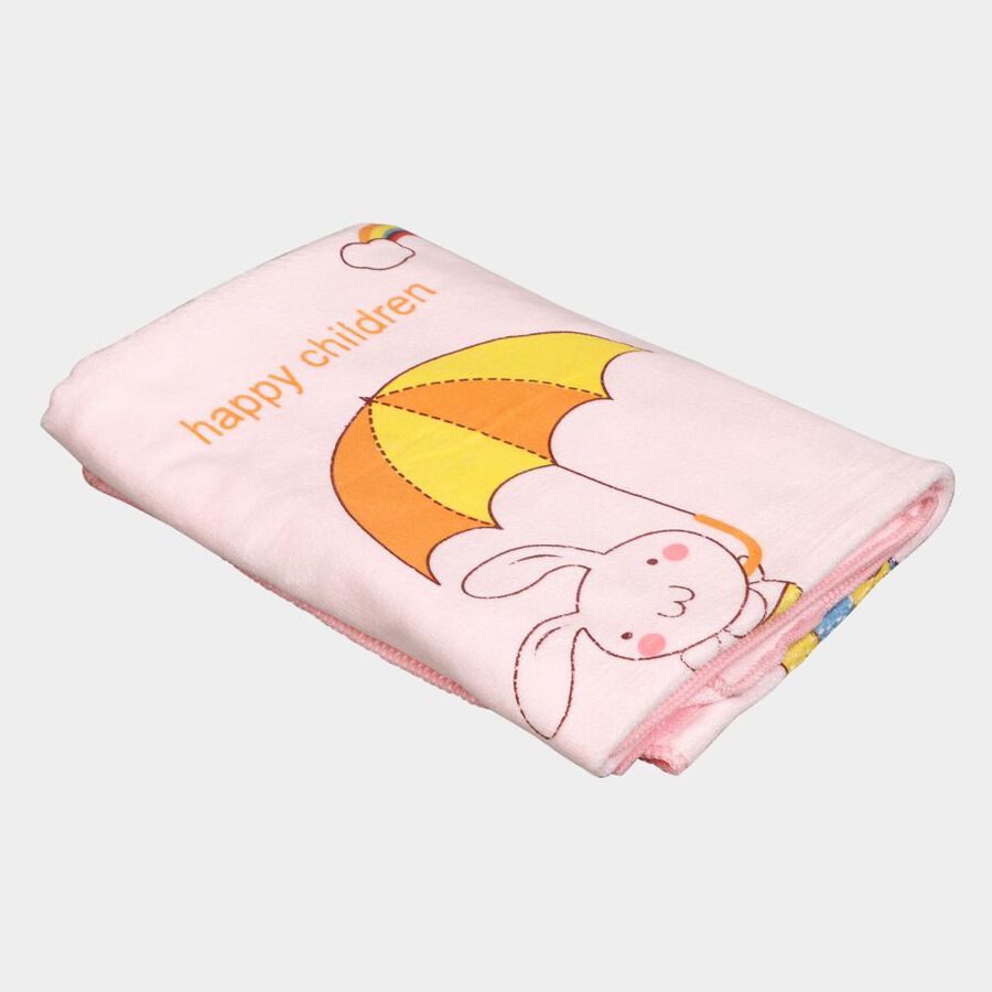 380 GSM Pink Microfiber Baby Towel, , large