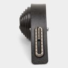 Men's Black Polyurethane Formal Belt, , small image number null