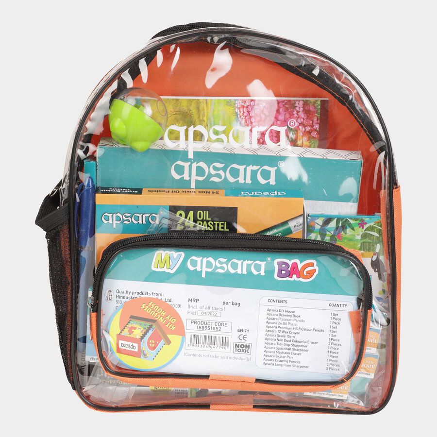 Assorted Stationery Kit, 30.5 cm X 27 cm X 8.5 cm - Colour/Design May Vary, , large image number null
