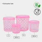 Air-Tight Plastic Container, Set of 4 - 250 ml | 500 ml | 1 L | 2 L, , small image number null