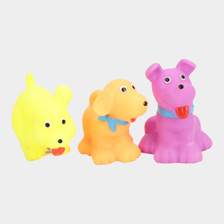 Baby Dog Squeeze Toys, Set of 6, , large image number null