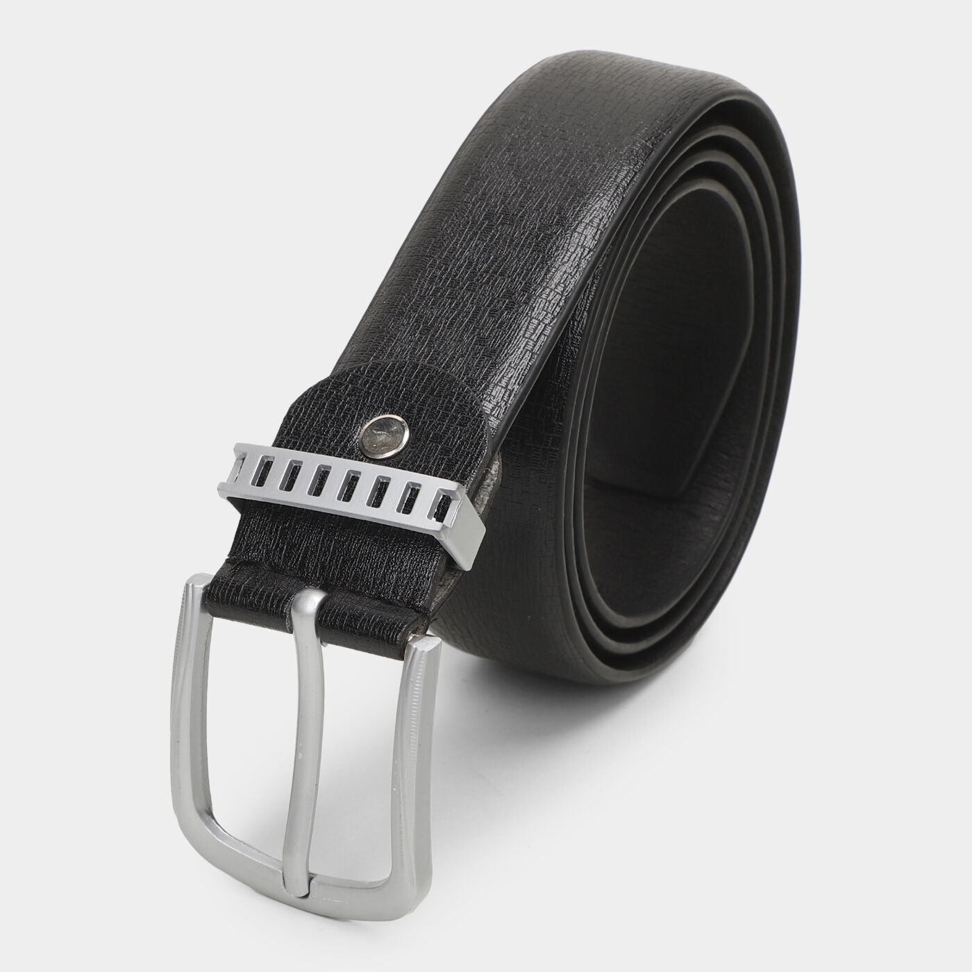 Black Tie                         Men's Brown Polyurethane Belt