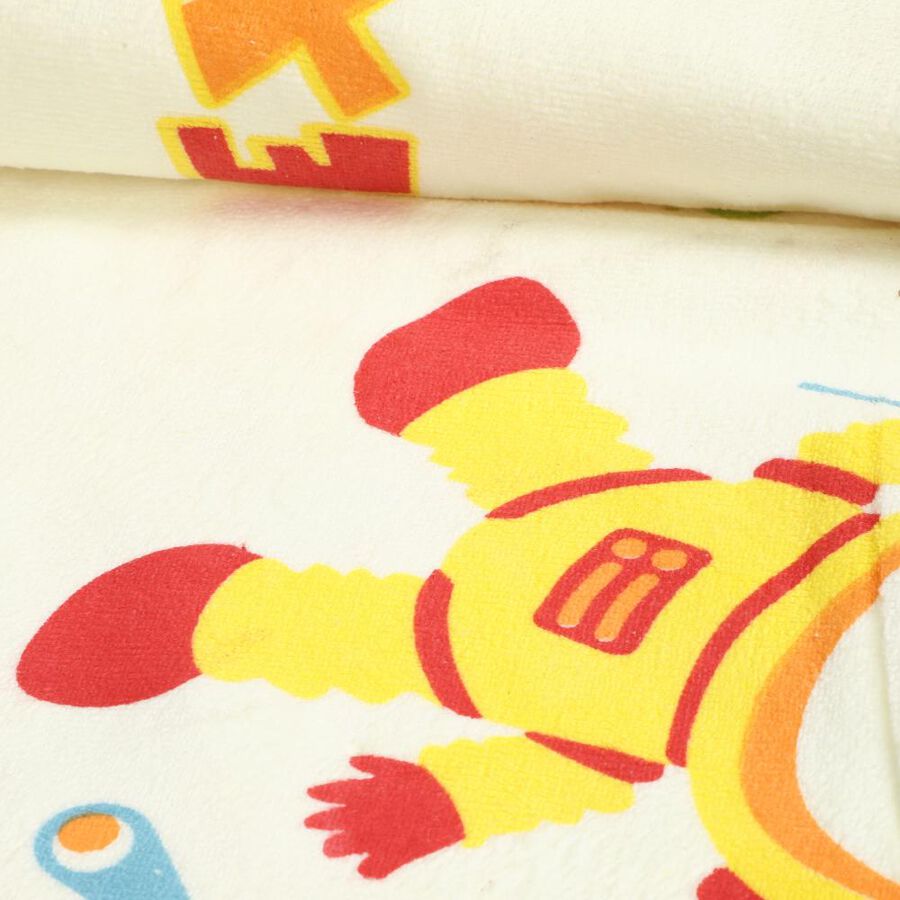 380 GSM Yellow Microfiber Baby Towel, , large