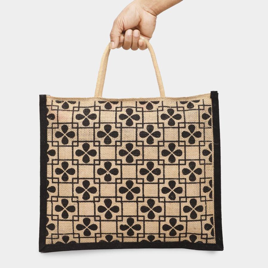 Beige Jute Bag, , large image number null