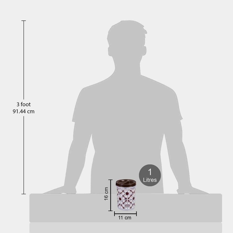 1L Plastic Container Set of 2, , large image number null