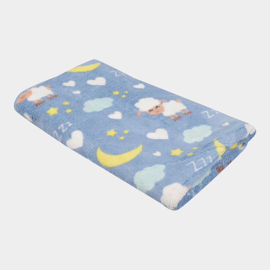 280 GSM Blue Microfiber Baby Towel, , large image number null