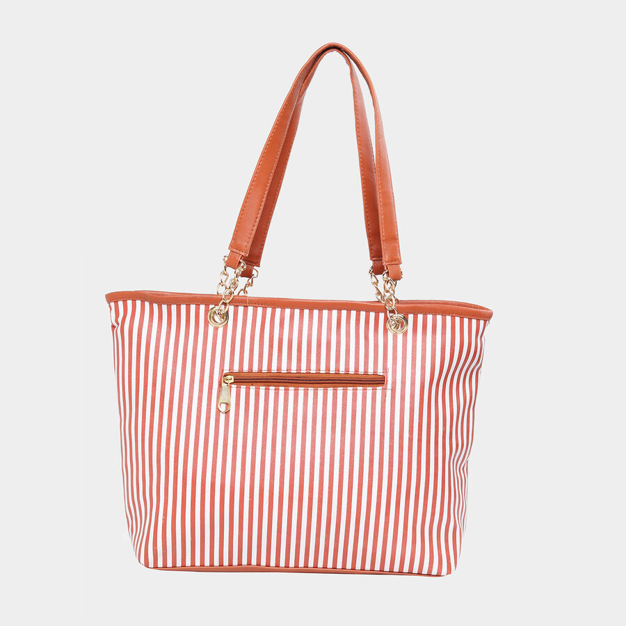 Women Printed Tan Handbag, , large image number null