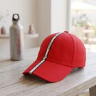 Kid's Red Fabric Cap, , small