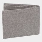 Men's Grey Polyurethane Wallet, , small image number null