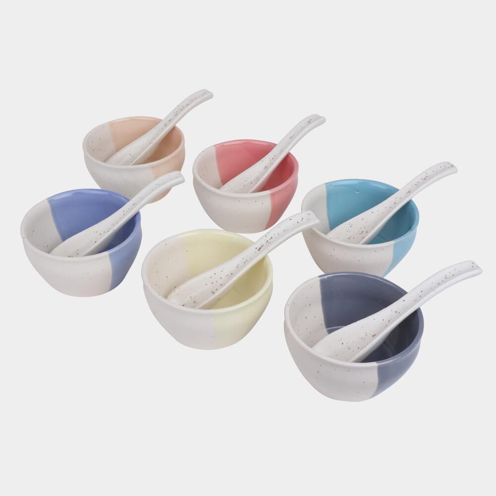 Home Finery                         250 ml Stoneware Soup Set of 6