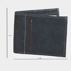 Men's Blue Polyurethane Wallet, , small image number null