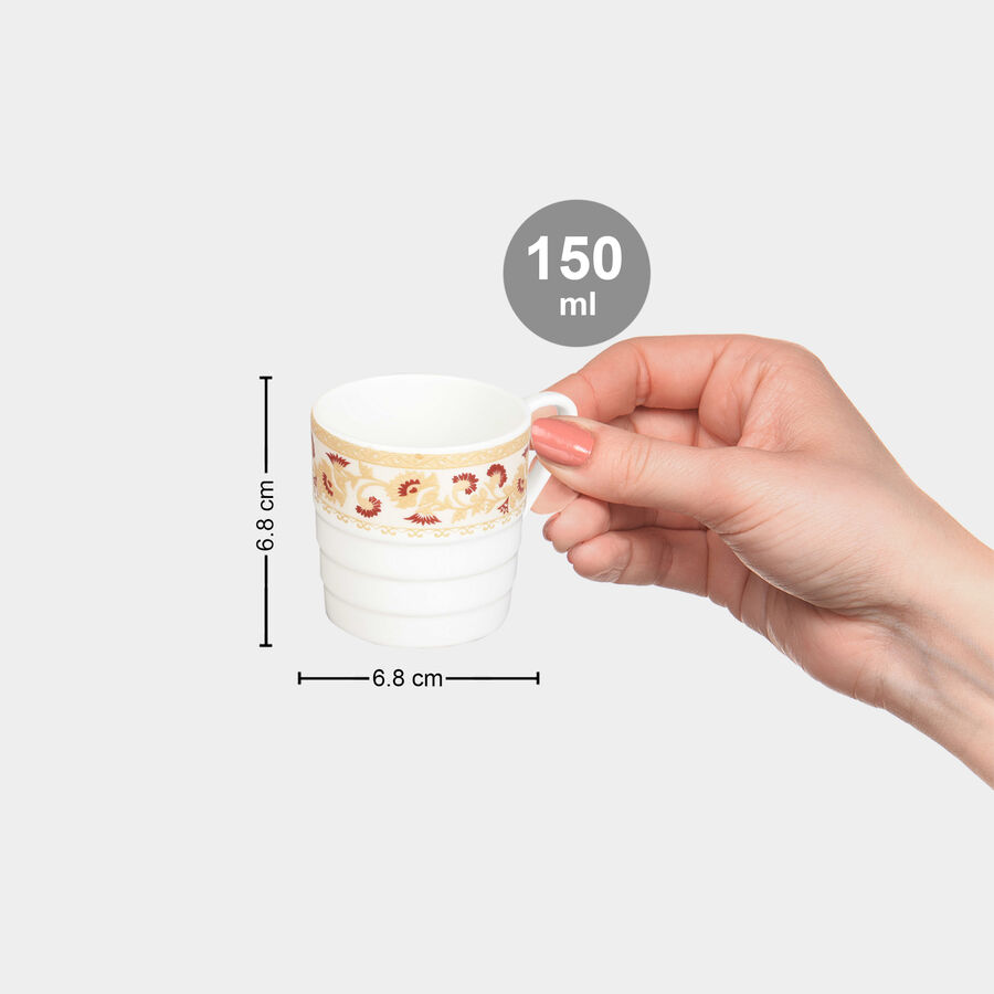 150 ml Bone China Cup, Set of 6, , large image number null