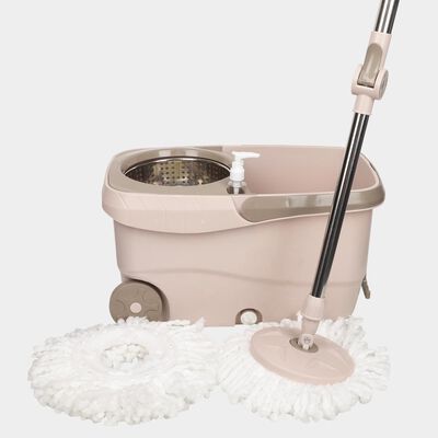 7L Plastic Spin Mop with Bucket 