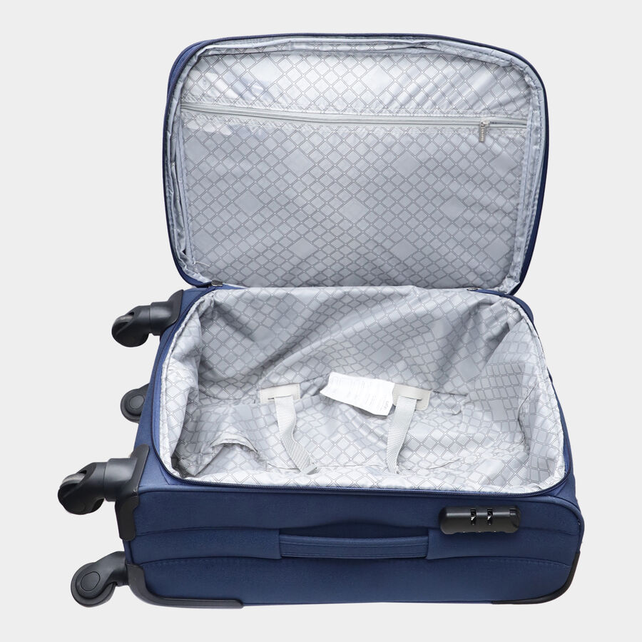 4-Wheel Polyester Soft Case Trolley, Small, , large image number null