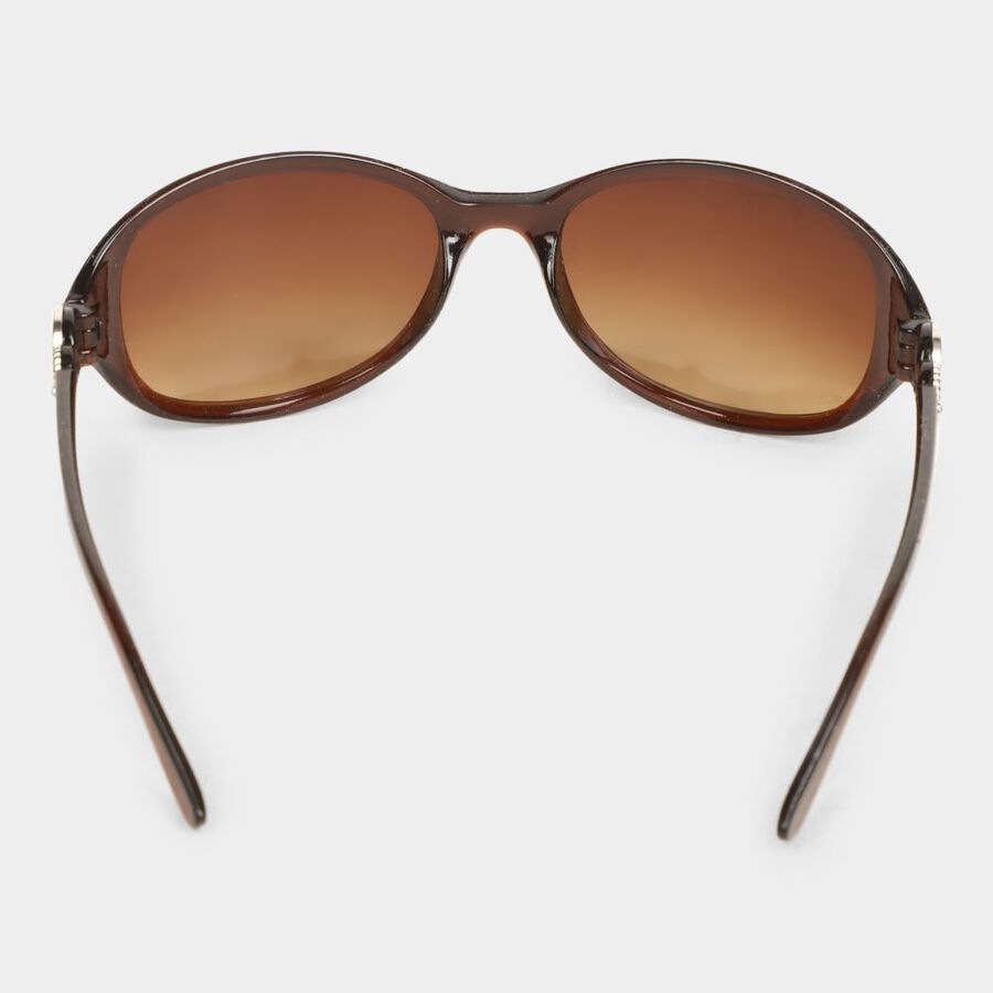 Women's Plastic Gradient Round Sunglasses, , large image number null