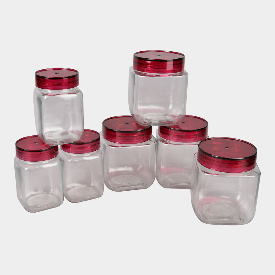 Glass Jar Set of 7, , large image number null