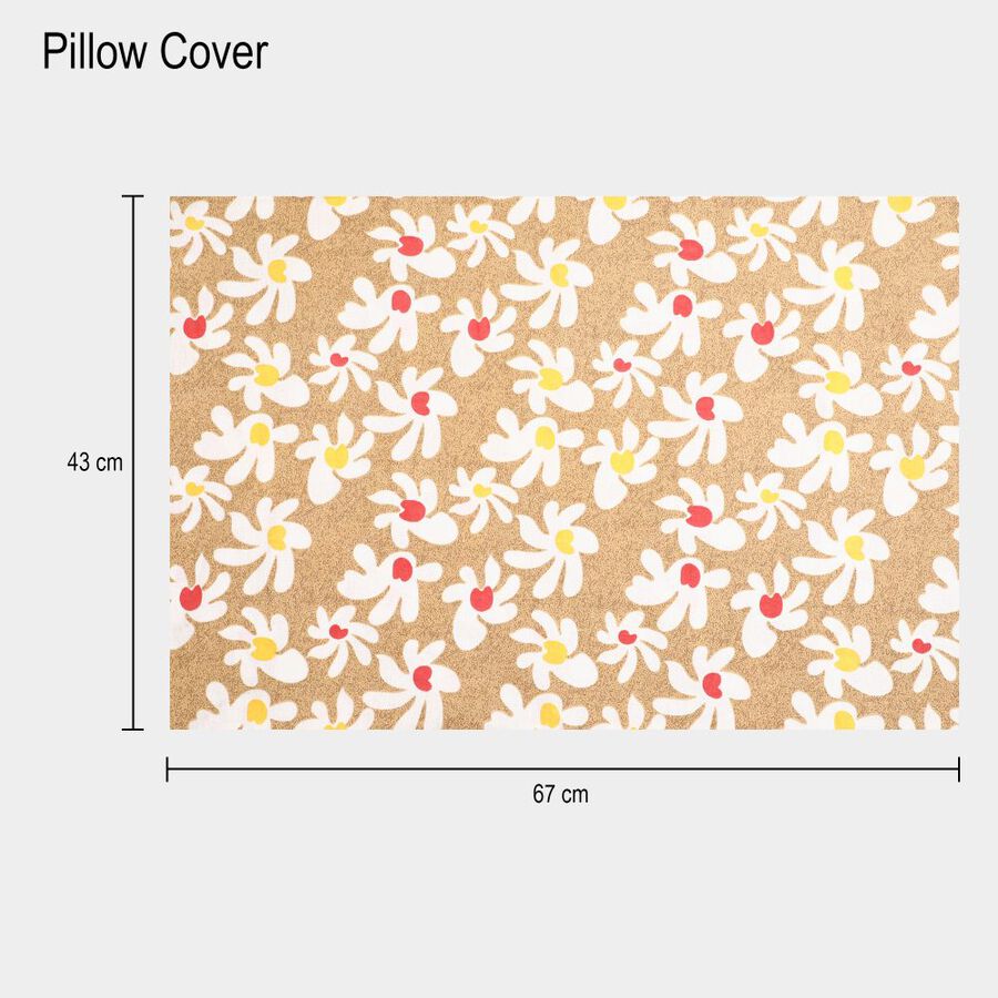 Brown Cotton Pillow Cover, , large