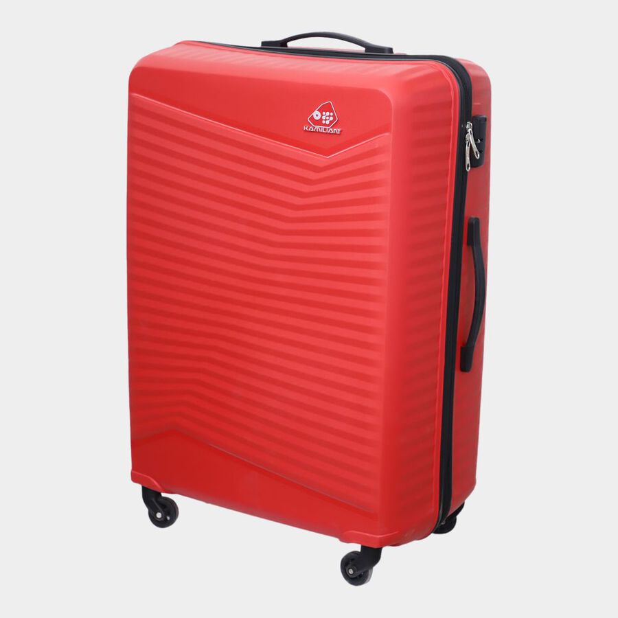 4-Wheel Red PVC Matee Hard Case Trolley, Small + Medium + Large, , large image number null