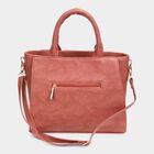 Women's Peach Polyurethane Hand Bag, , small image number null