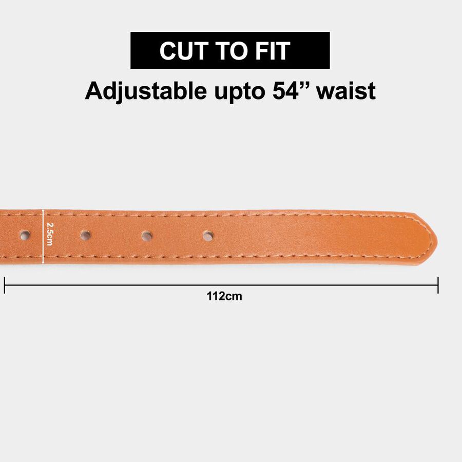 Women's Beige Polyurethane Belt, , large image number null