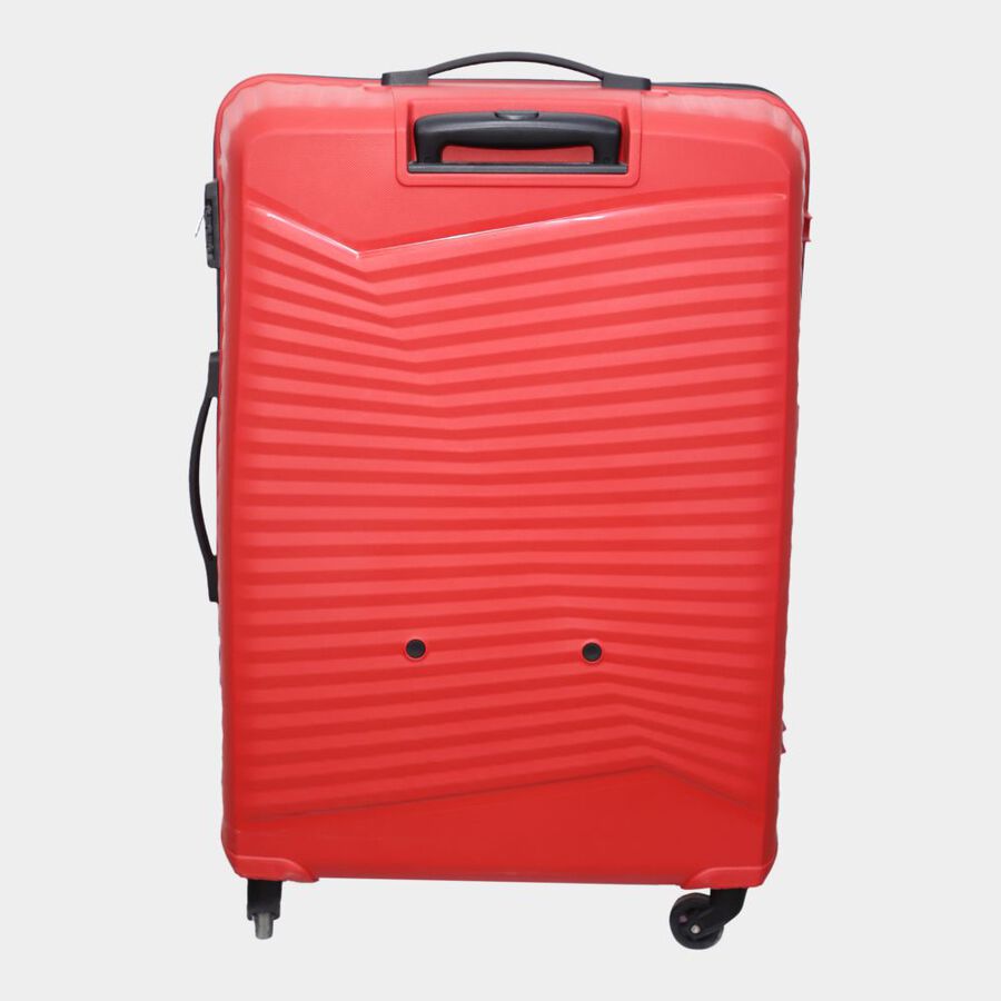 4-Wheel Red PVC Matee Hard Case Trolley, Small + Medium + Large, , large image number null