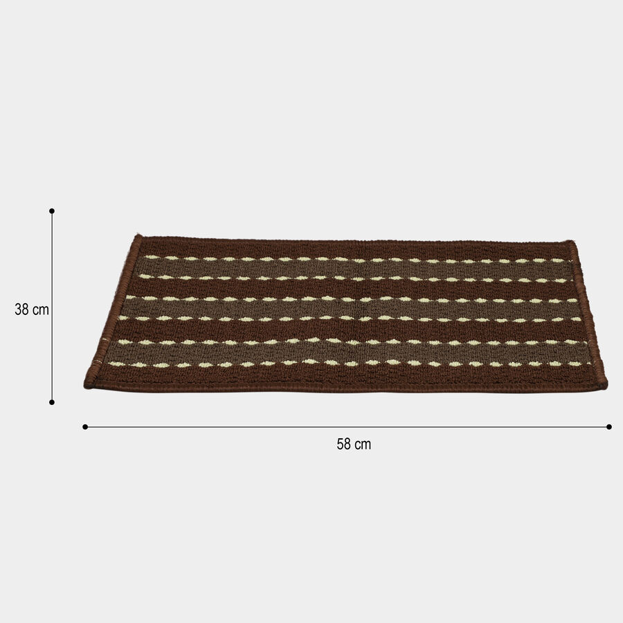 Anti-Skid Brown Polypropylene Door Mat, , large image number null