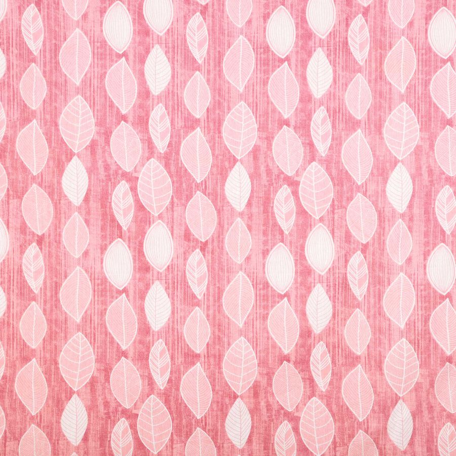 Pink Cotton Blend Double Bedsheet with Pillow Cover, , large