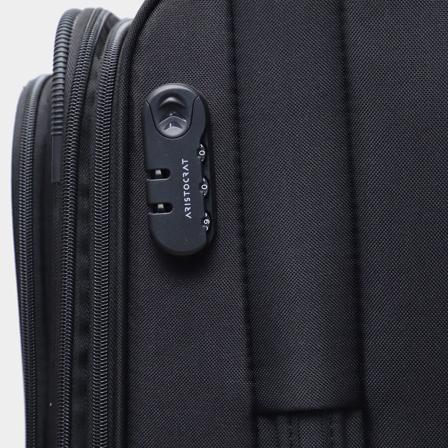 4-Wheel Polyester Soft Case Trolley, Medium, , large image number null