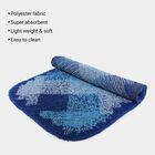 Blue Printed Bath Mat, , small image number null