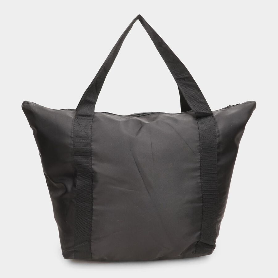 Women's Black Fabric-Polyester Tote Bag, , large image number null