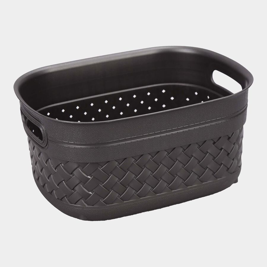 Brown Small Plastic Basket, , large image number null