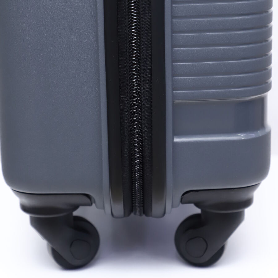 4-Wheel Grey Polypropylene Hard Case Trolley, Small, , large image number null