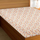 Orange Microfiber Single Bedsheet, , small image number null