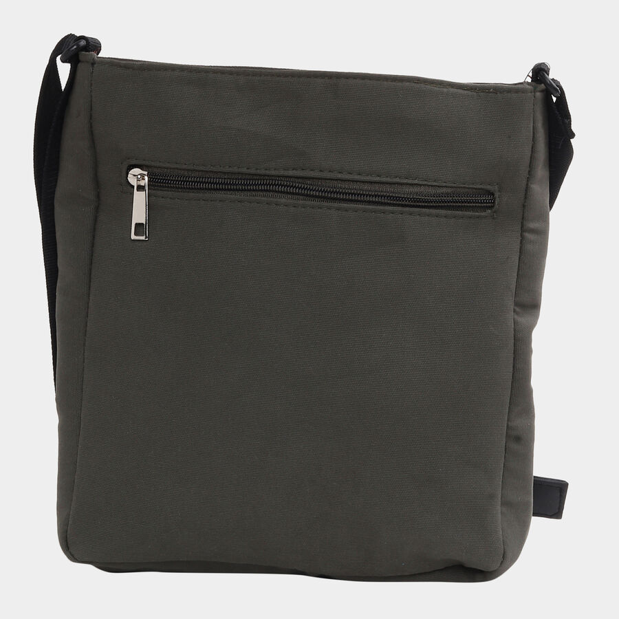 Men Green Sling Bag, , large image number null