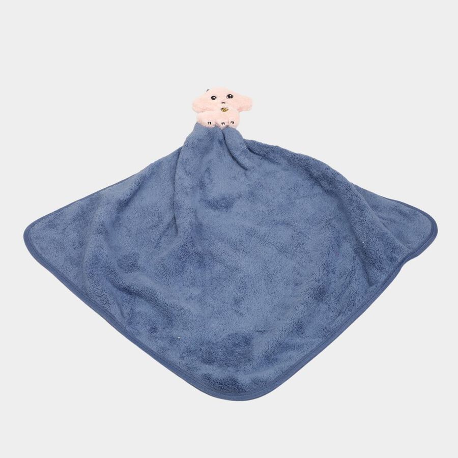 330 GSM Blue Microfiber Wash Basin Towel, , large