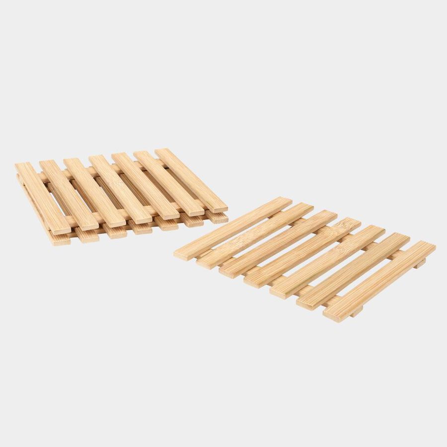 Wood Table Mat Set of 3, , large image number null