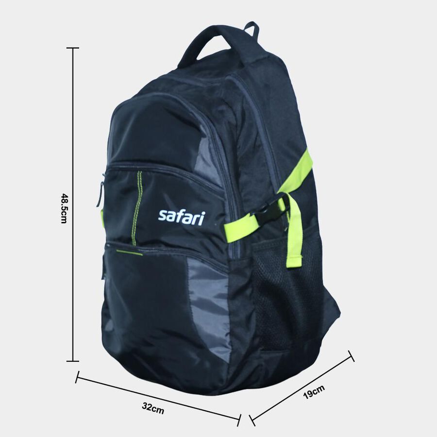 Black Polyester Back Pack, , large