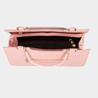 Women's Peach Polyurethane Tote Bag, , small image number null