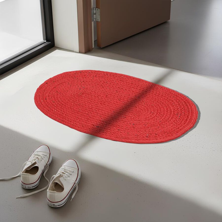 Maroon Polyester Door Mat, , large image number null