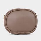 Kid's Brown Polyurethane Bag, , small