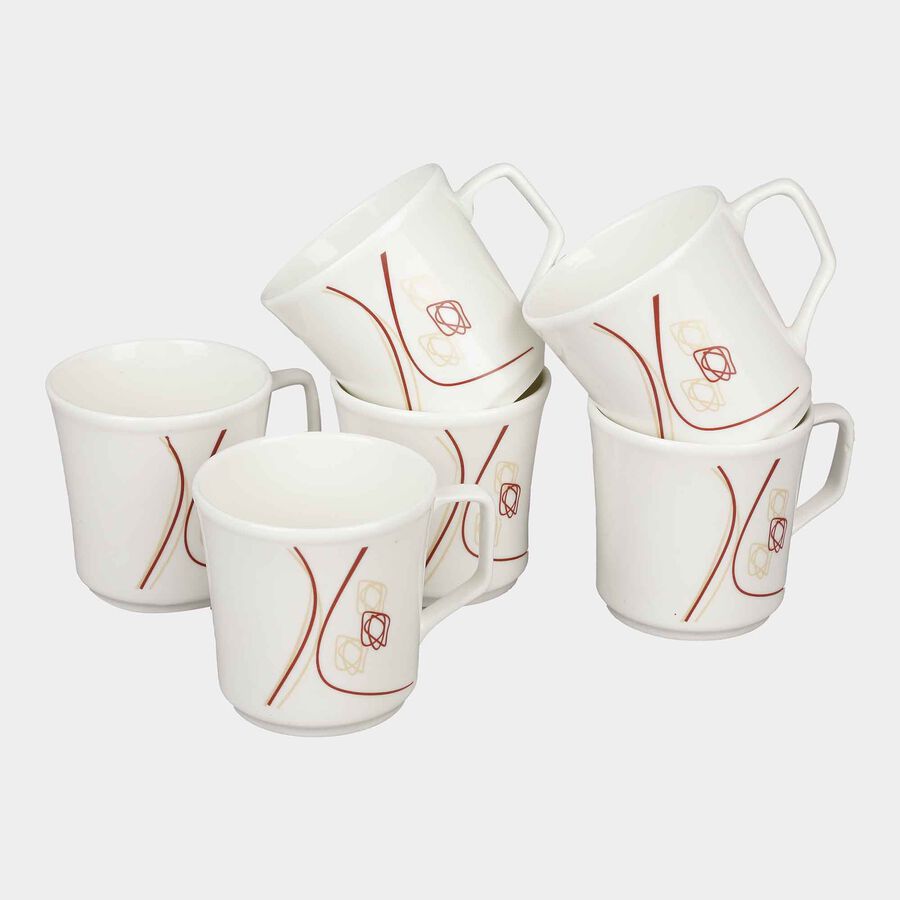 160 ml Bone China Mug Set of 6, , large image number null
