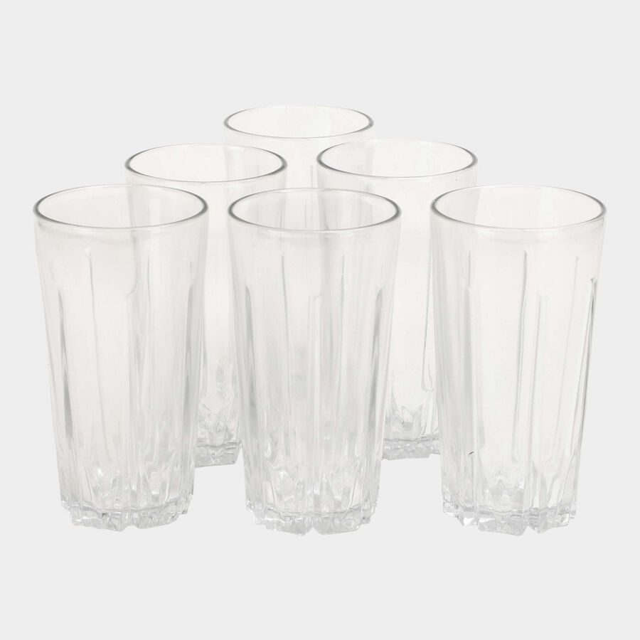 Glass Tumbler, 330ml, Set of 6, , large image number null
