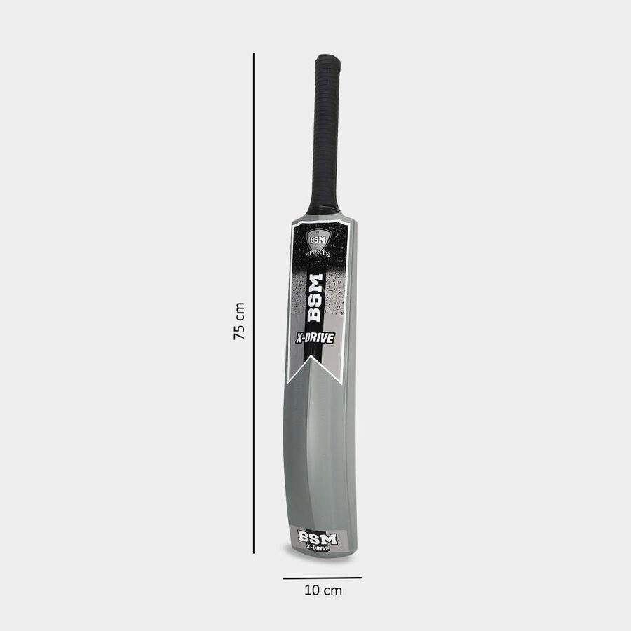 Kid's Dark Grey Cricket Bat, , large